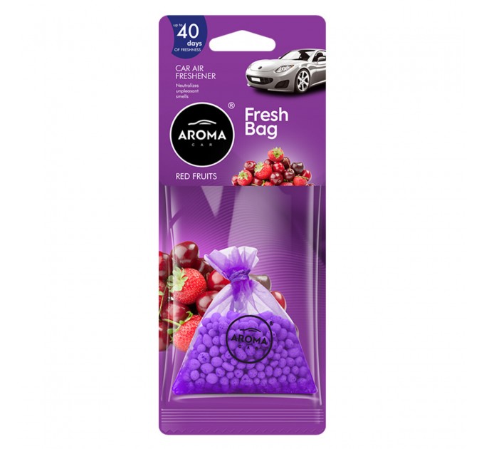 Ароматизатор Aroma Car Fresh Bag Сeramic - RED FRUITS сухий, ціна: 80 грн.