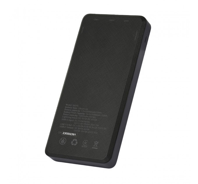 Повербанк (Power Bank) Brevia 20000mAh 45W Li-ion, LCD чорний, ціна: 1 549 грн.