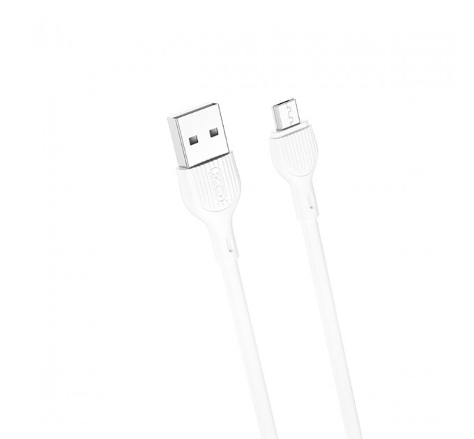 Кабель XO USB to Micro USB 2,1А 2м белый, цена: 29 грн.