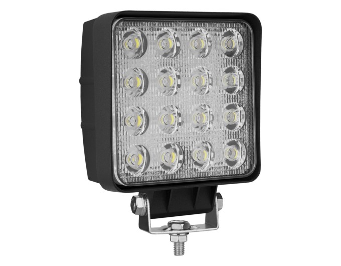Фара світлодіодна Brevia Epistar white Flood 10-30V, 48W (16x3W), 3520Lm, 1шт, ціна: 595 грн.