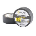 Лента изоляционная ПВХ Solar 10м, 0.13x19мм, черная, цена: 19 грн.