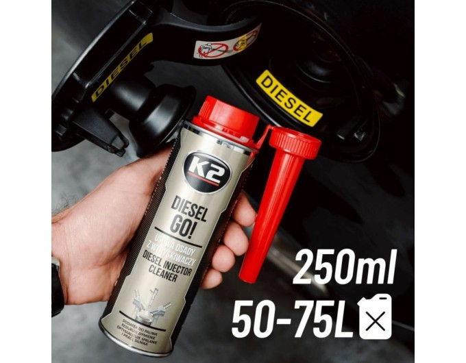 Очисник форсунок K2 Diesel Go! для дизельних двигунів 250мл, ціна: 280 грн.