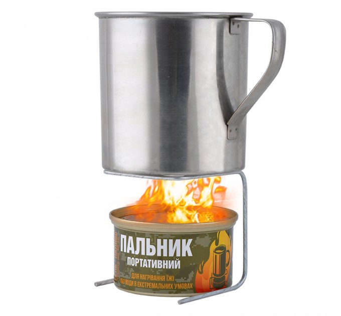 Комплект гель-топлива "Горелка портативная" 2шт+подставка, цена: 119 грн.