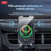 Держатель телефона автомобильный XO с беспроводной зарядкой WX038 15W Transparent Car Wireless Charging черный, цена: 849 грн.