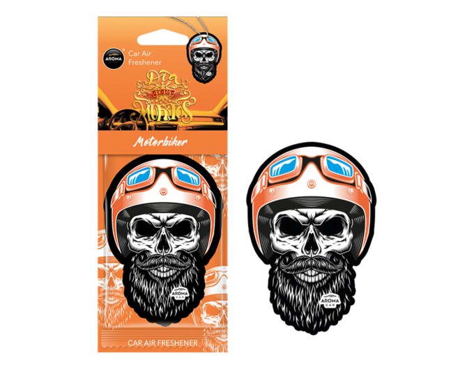Ароматизатор Aroma Car Cellulose Dia De Los Muertos - Motorbike сухой, цена: 57 грн.