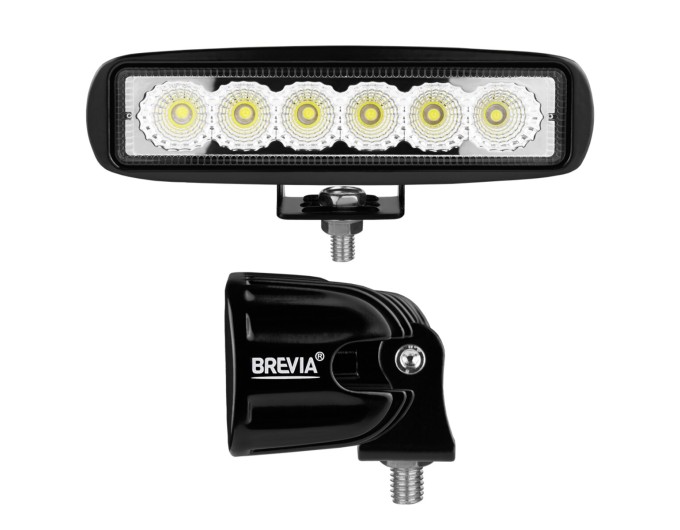 Фара светодиодная Brevia Epistar Flood 10-30V, 18W (6x3W), 1320Lm, 1шт, цена: 327 грн.