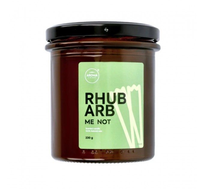 Свічка ароматична Aroma Home Candles Modern Fruits Rhubarb 230г, ціна: 416 грн.
