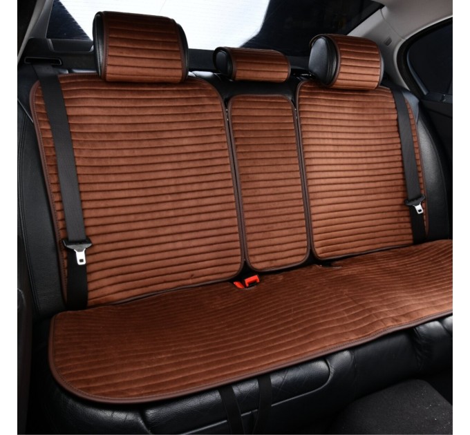 Комплект преміум накидок для сидінь CarLife Sport, coffee, ціна: 4 561 грн.