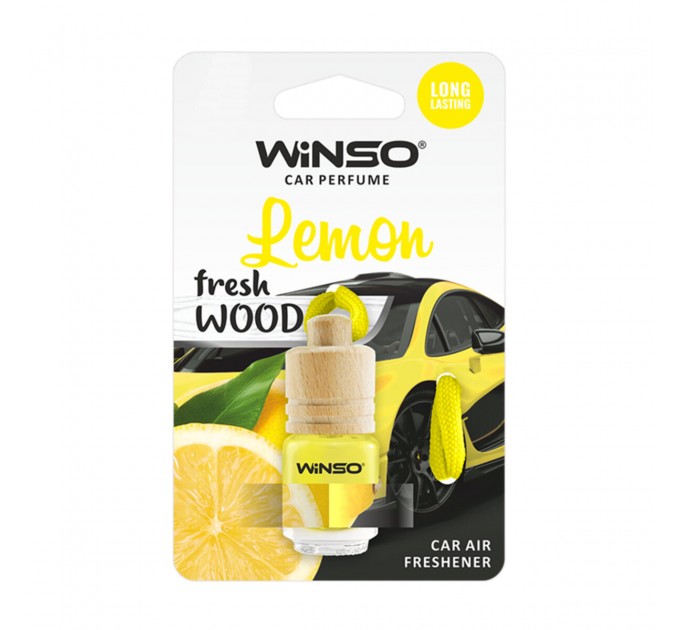 Ароматизатор Winso Fresh Wood Lemon, 4мл рідкий, ціна: 68 грн.