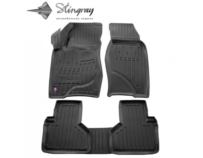 Chevrolet Niva (2002-2009) комплект 3D ковриков с 5 штук (Stingray), цена: 1 870 грн.