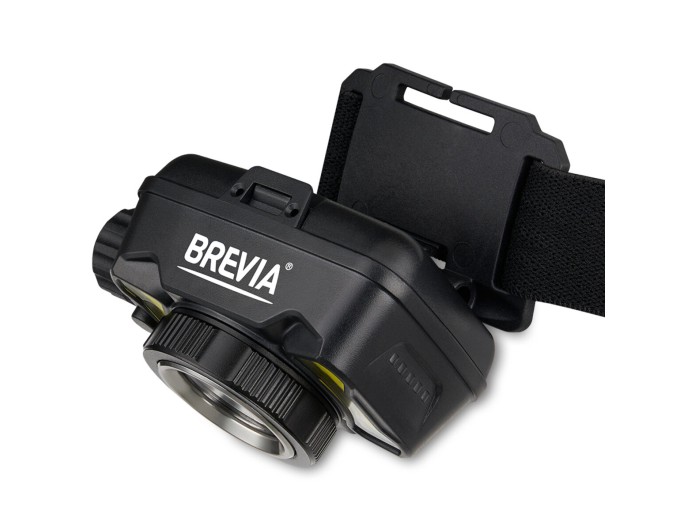 Фонарь налобный Brevia 600Lm, 3W CREE XPG+COB, 1200mAh/3xAAA, Zoom, с сенсором белый/красный, цена: 959 грн.