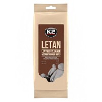 Влажные салфетки для очистки кожаной обивки K2 Letan Leather Cleaner&Conditioner Wipes