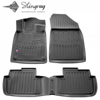 Peugeot 407 (sedan) (2004-2011) комплект 3D килимків з 4 штук (Stingray)