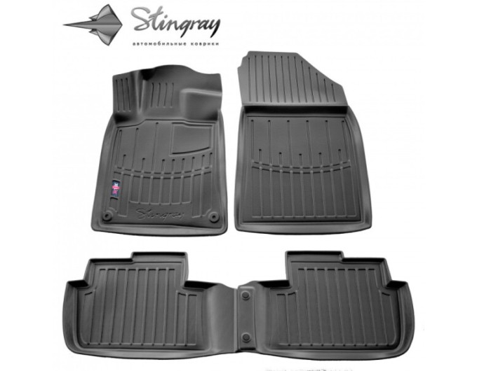Peugeot 407 (sedan) (2004-2011) комплект 3D килимків з 4 штук (Stingray), ціна: 1 870 грн.
