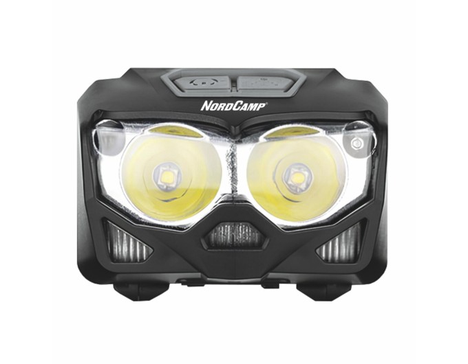 Фонарь налобный Nord Camp 500Lm, 2x5W CREE XTG, 1200mAh/3xAAA, с сенсором белый/красный, цена: 661 грн.
