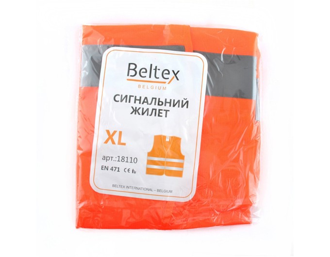 Жилет сигнальний Beltex помаранчевий XL, ціна: 81 грн.