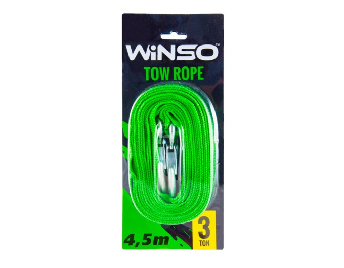 Буксировочный трос Winso 3т, 4,5м, цена: 266 грн.