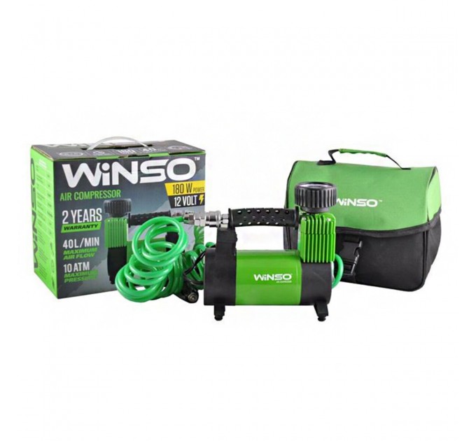 Компресор автомобільний Winso 10Атм 40л/хв 180Вт, ціна: 1 098 грн.