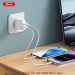 Сетевое зарядное устройство XO L114 PD20W/QC18W белый, цена: 219 грн.