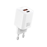 Сетевое зарядное устройство XO L149 PD30W 1USB-A+1USB-C белый