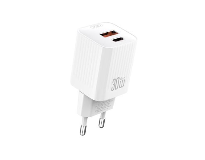 Сетевое зарядное устройство XO L149 PD30W 1USB-A+1USB-C белый, цена: 319 грн.