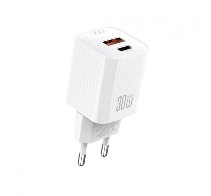 Сетевое зарядное устройство XO L149 PD30W 1USB-A+1USB-C белый, цена: 289 грн.