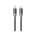 Кабель XO Brushed Silicone USB to Lightning 6A 1м чорний, ціна: 199 грн.