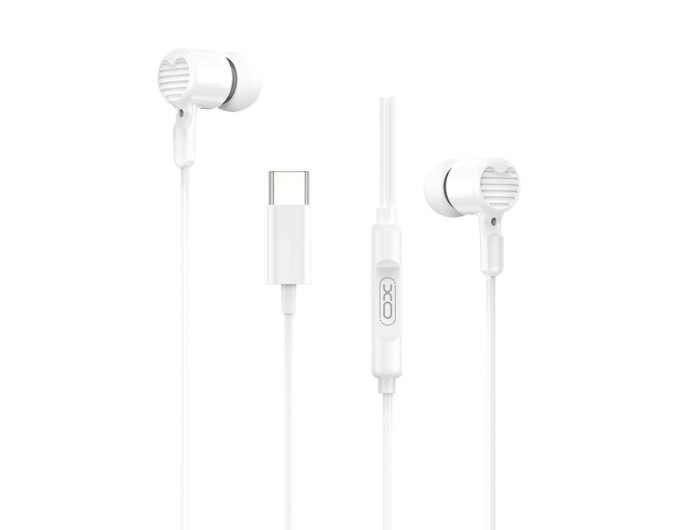 Наушники проводные XO EP81 Sunflower In-Ear Type-C белые, цена: 149 грн.
