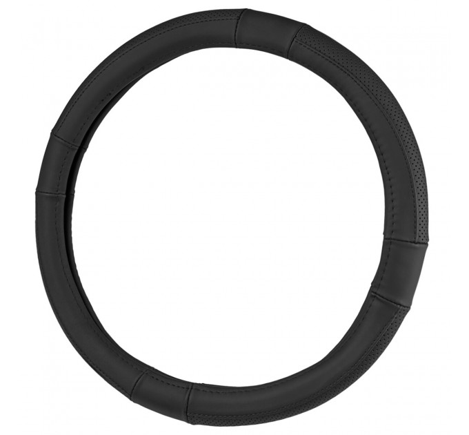 Чохол на кермо Carlife 37-39см, шкіра, чорний SW244M, ціна: 408 грн.