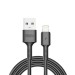 Кабель Brevia USB to Lightning 2,4A 2м, черный ZIP, цена: 108 грн.