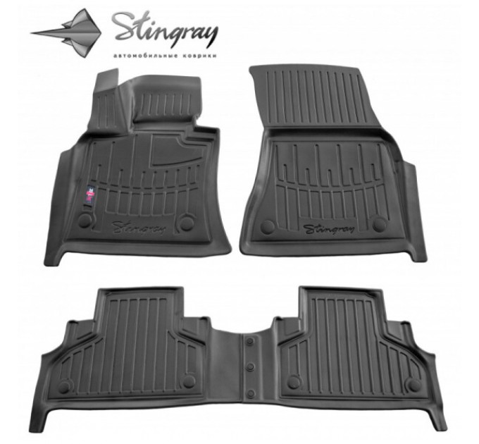 Bmw X5 (F15) (2013-2018) комплект 3D килимків з 4 штук (Stingray), ціна: 1 287 грн.
