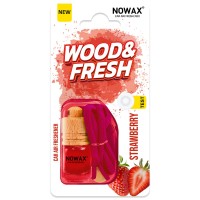 Ароматизатор воздуха в блистере Nowax Wood&Fresh - Strawberry