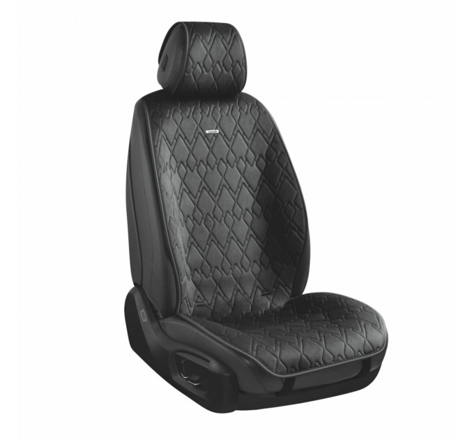 Преміум накидки для передніх сидінь CarLife Racer, black 2шт, ціна: 2 247 грн.