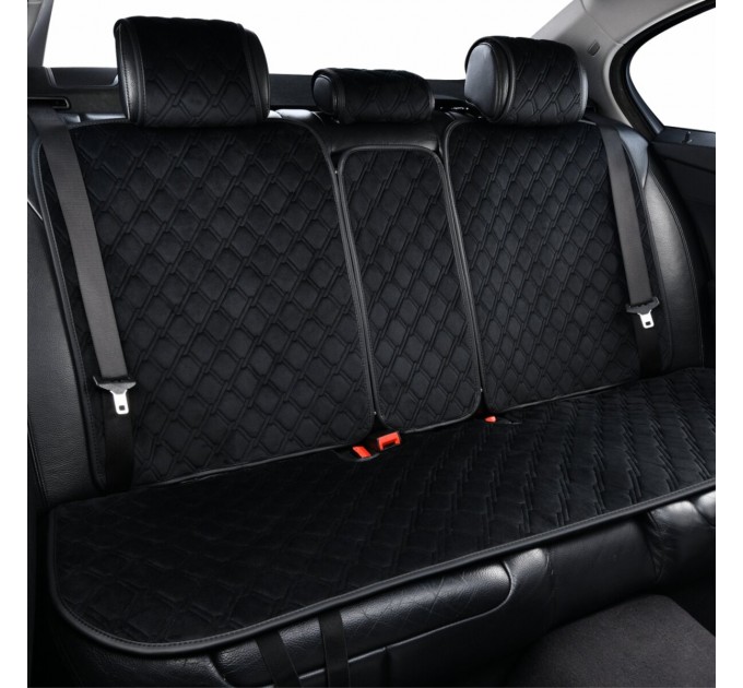 Комплект преміум накидок для сидінь CarLife Turbo, black, ціна: 4 561 грн.