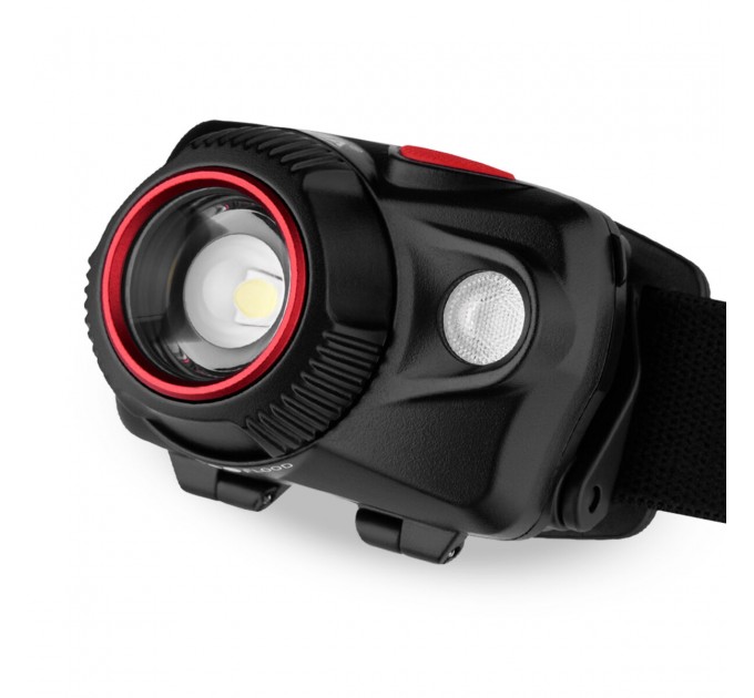 Фонарь налобный Brevia 520Lm, Focus Control, 800mAh, 3xAAA, белый/красный, цена: 1 999 грн.