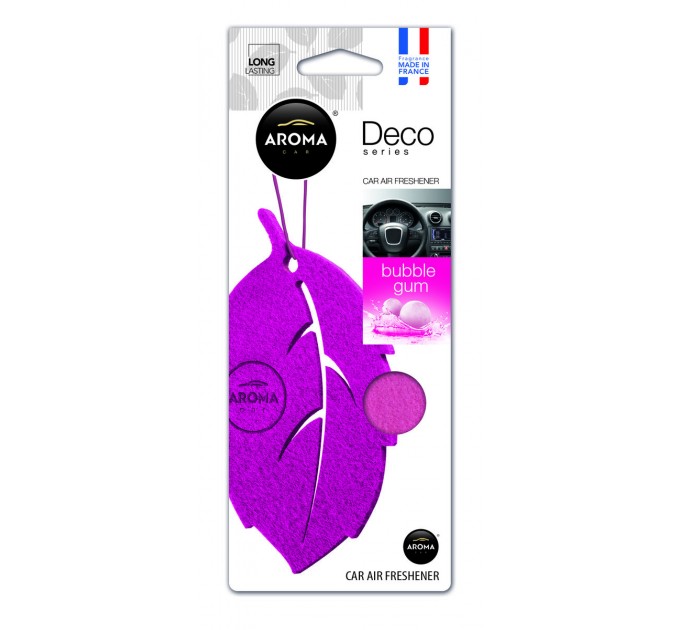 Ароматизатор Aroma Car Deco Leaf Bubble Gum сухой, цена: 83 грн.