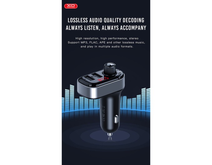 FM-трансмиттер XO BCC10 Smart Bluetooth+MP3 черный, цена: 279 грн.