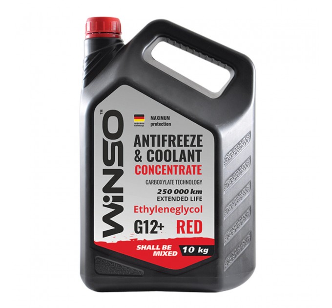 Антифриз Winso Antifreeze & Coolant Red G12+ красный концентрат 10кг, цена: 1 416 грн.