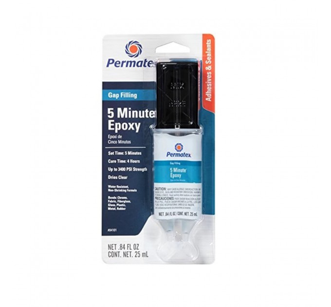 Универсальный эпоксидный двухкомпонентный клей Permatex 5 Minute Gap Filling, 25мл, цена: 216 грн.