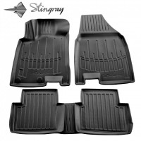 Nissan QASHQAI plus2 (2008-2014) комплект 3D ковриков с 5 штук (Stingray)