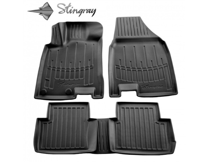 Nissan QASHQAI plus2 (2008-2014) комплект 3D ковриков с 5 штук (Stingray), цена: 1 870 грн.