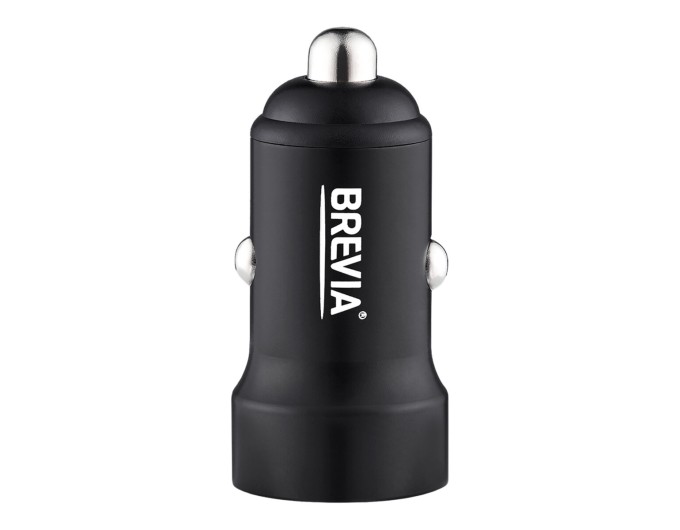 Автомобильное зарядное устройство Brevia ePower DualCharge Display 40W 2xUSB-C черный, цена: 482 грн.