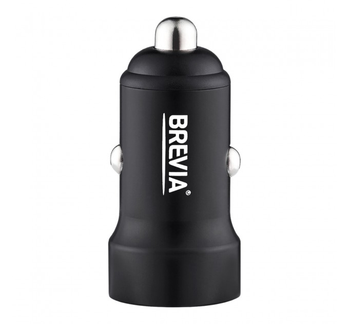 Автомобильное зарядное устройство Brevia ePower DualCharge Display 40W 2xUSB-C черный, цена: 471 грн.