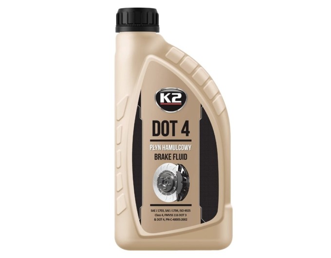Тормозная жидкость K2 Turbo Brake Fluid DOT 4 1л, цена: 253 грн.
