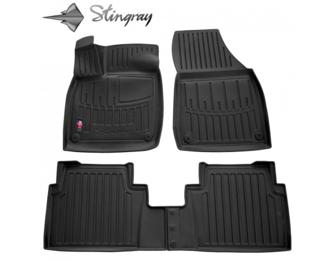 Volkswagen ID.6 (2021-...) (6/7 seats) комплект 3D ковриков с 4 штук (Stingray), цена: 1 870 грн.