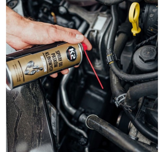 Смазка для ремней K2 Belt Dressing жидкая синтетическая прозрачная аэрозоль 400мл, цена: 237 грн.