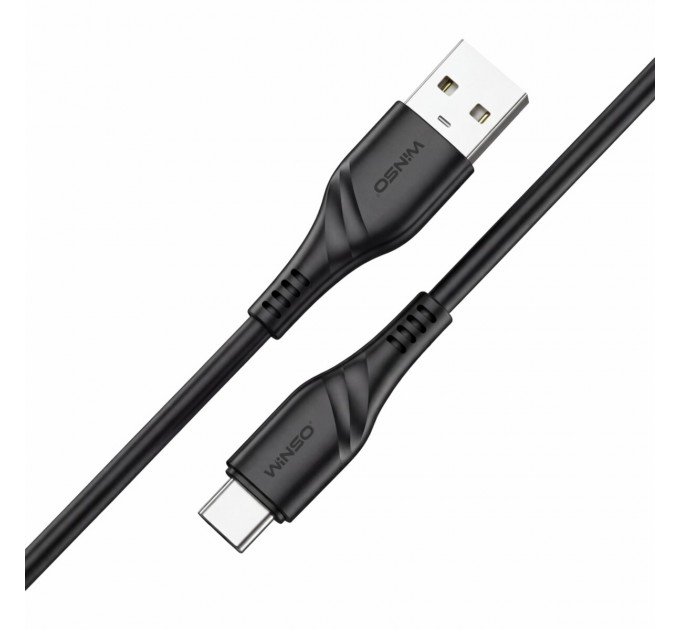 Кабель Winso Pro USB для Type-C PVC 2м черный, цена: 75 грн.