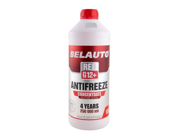 Антифриз Belauto Red G12+ красный концентрат 1,5л, цена: 252 грн.