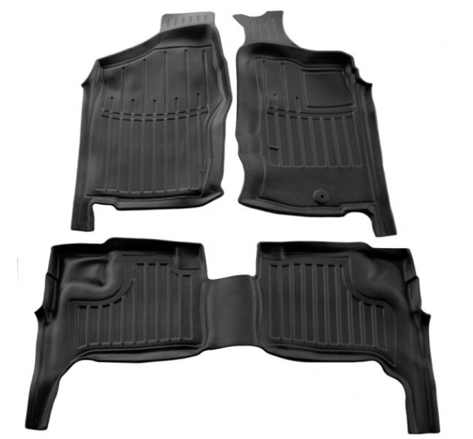 Nissan Navara (D22) (1998-...) (ПРАВЕ КЕРМО) комплект 3D ковриков с 3 штук (Stingray), цена: 1 870 грн.