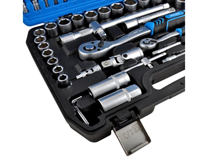 Профессиональный набор инструментов в кейсе MÖLDER 1/2 ", 1/4" 72 T, CR-V, 94ед., цена: 4 009 грн.